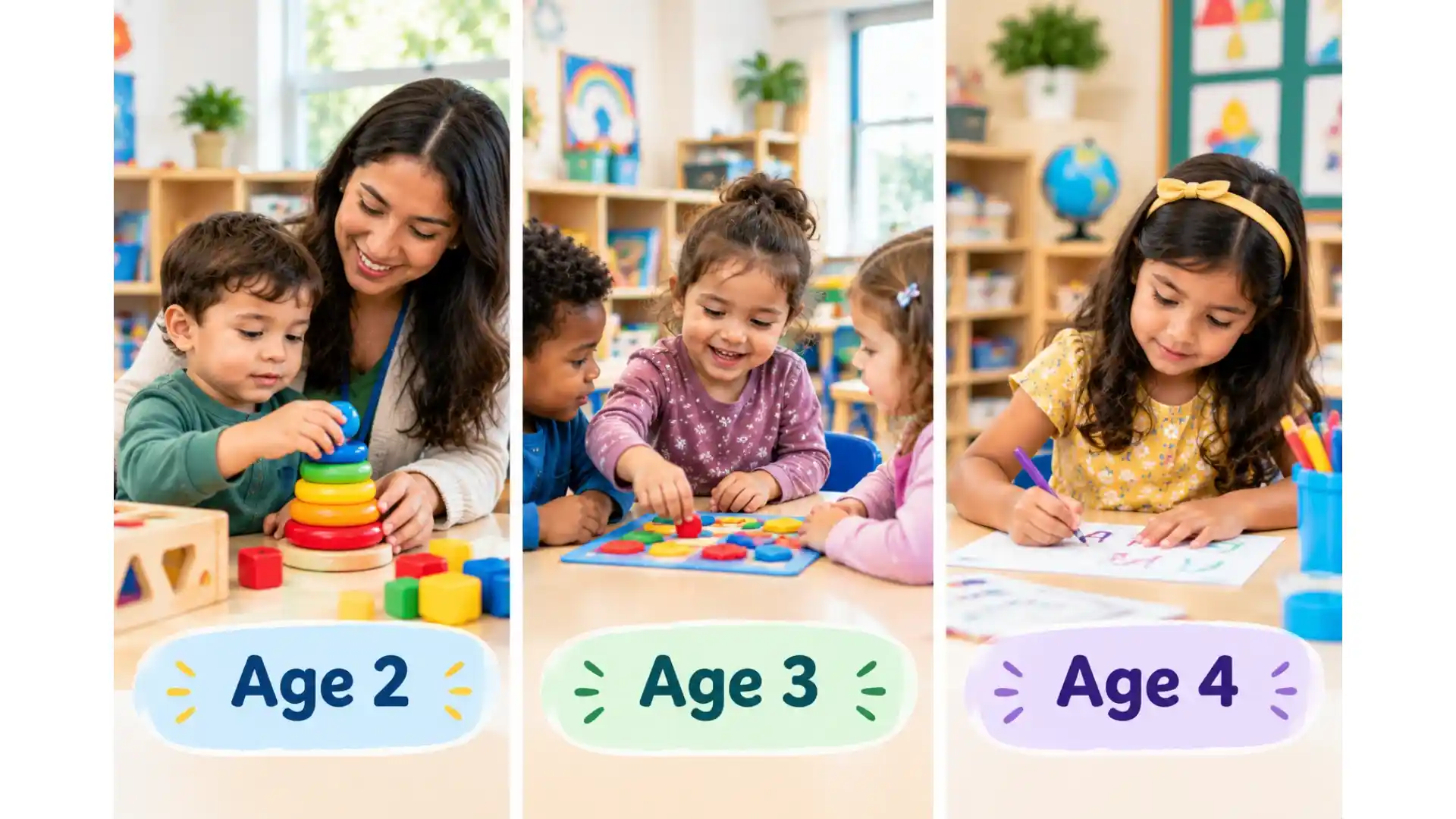 Preschool readiness by age for children in Richmond TX