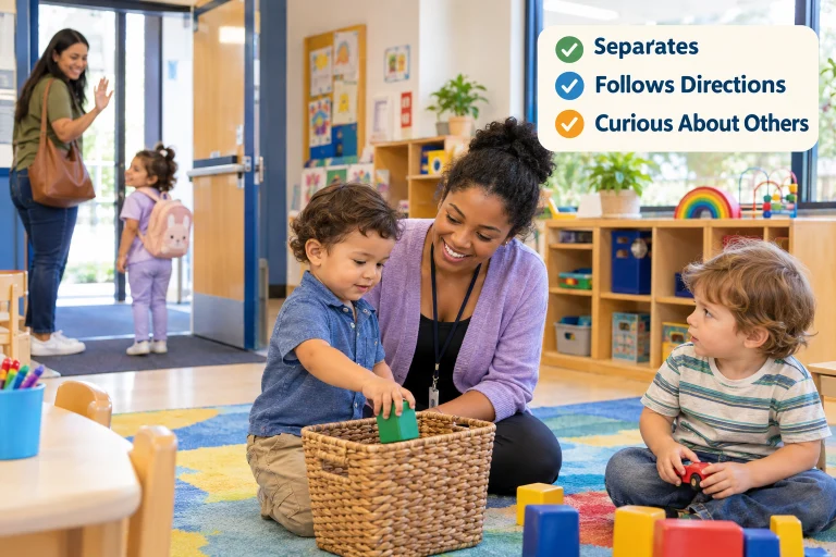 Three year old preschool readiness skills in Richmond TX